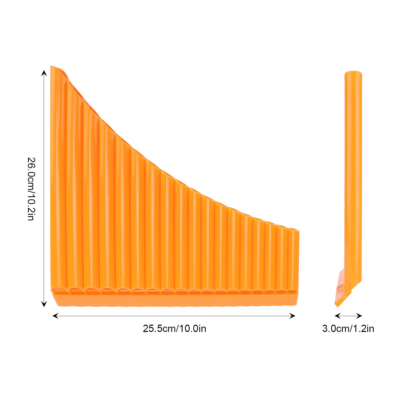 Panflöte, Panflöten in C-Taste mit Kartontragetasche für Kinder, Erwachsene, Anfänger, Lehrpersonal(Orange)