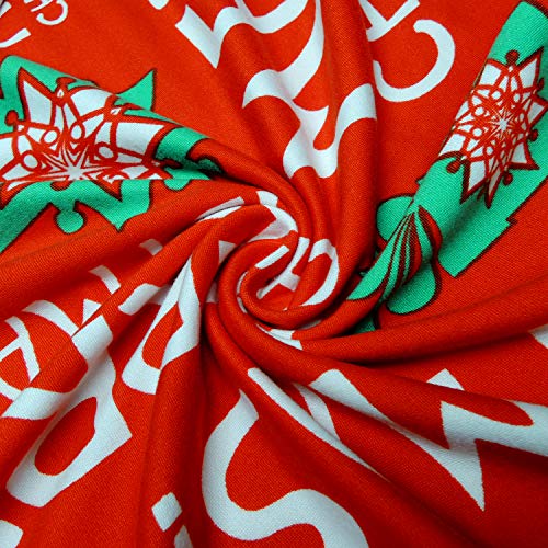 Yeession Set Of 4 Stretch Removable Washable Christmas Decoration Short Dining Chair Covers, Dining Room Chair Protector Seat Slipcover For Home Décor, Hotel (Christmas Red) #TOP2