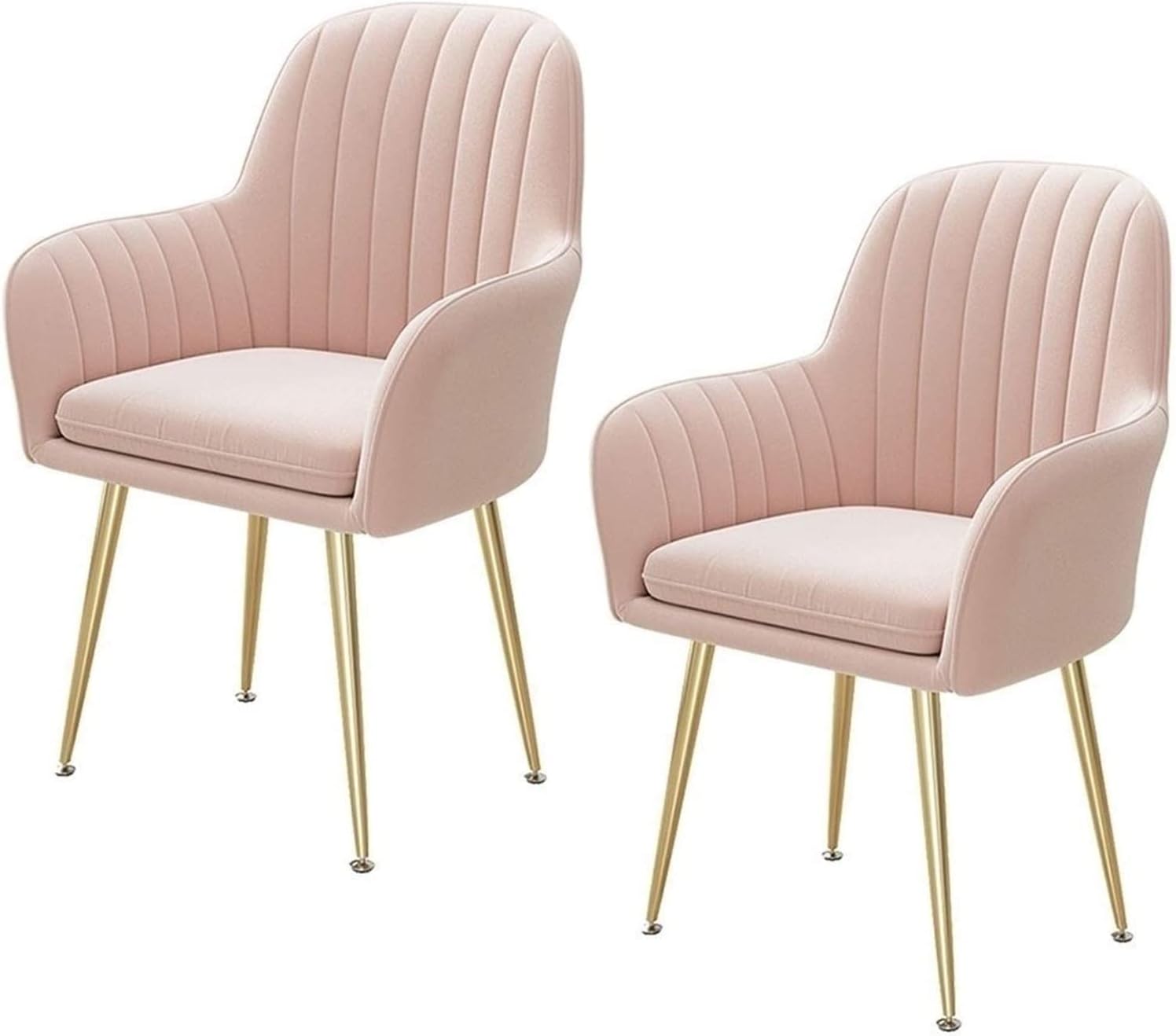 Dining Chair Office Reception Chairs Business Dining Chairs Set Desk Chair Set of 2, Modern Dining Chair Leisure Chair Armchair Cloth Art Gold Velvet Living Room Furniture Decoration Sofa Co