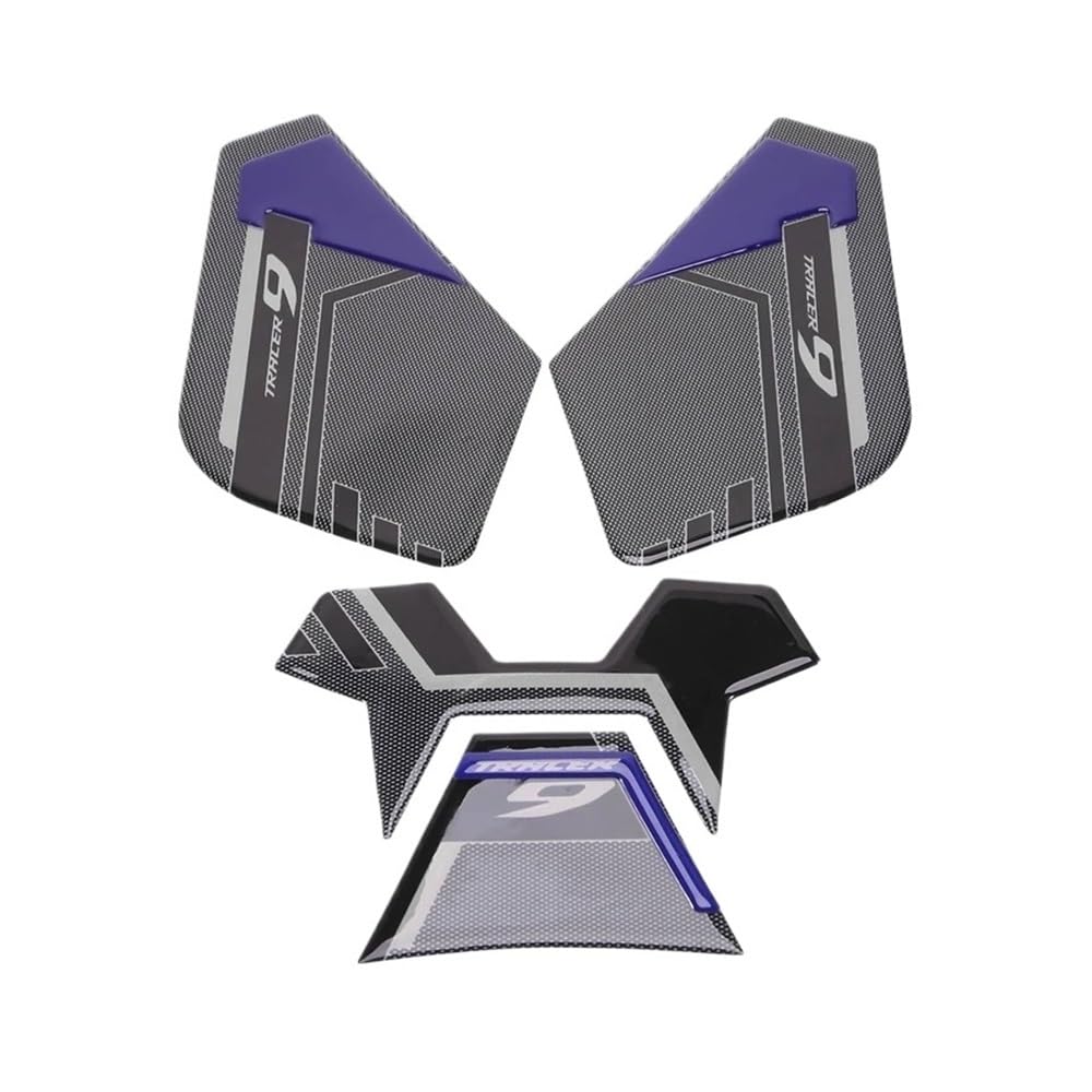 Protection latérale réservoir Tracer 9 GT autocollant antidérapant moto
