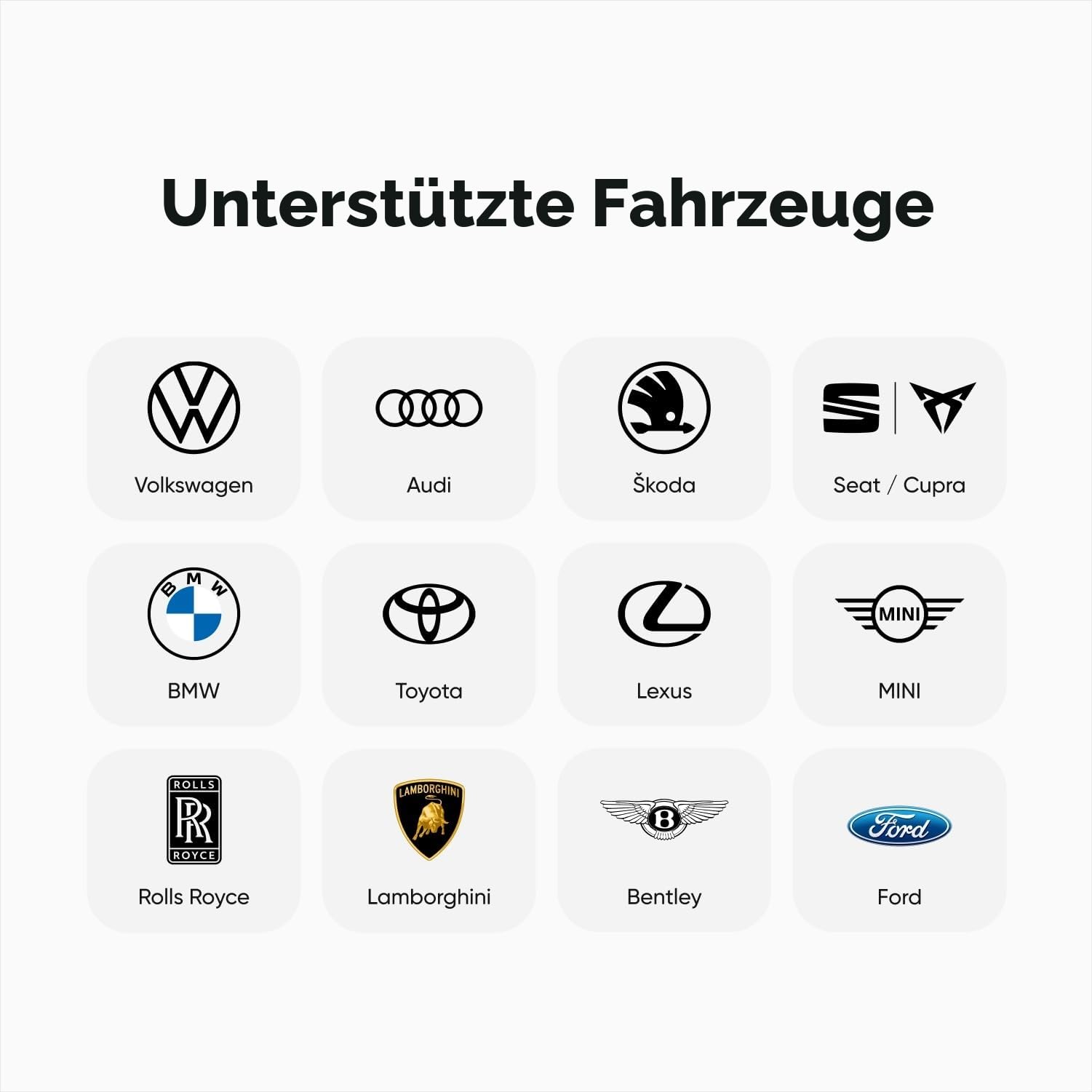 OBDeleven 3 OBD2-Diagnose-Scan-Werkzeug der nächsten Generation zum Fehlerauslesen mit Bluetooth. Für Android und iOS iPhone, Kabelgebunden (OBDeleven 3)
