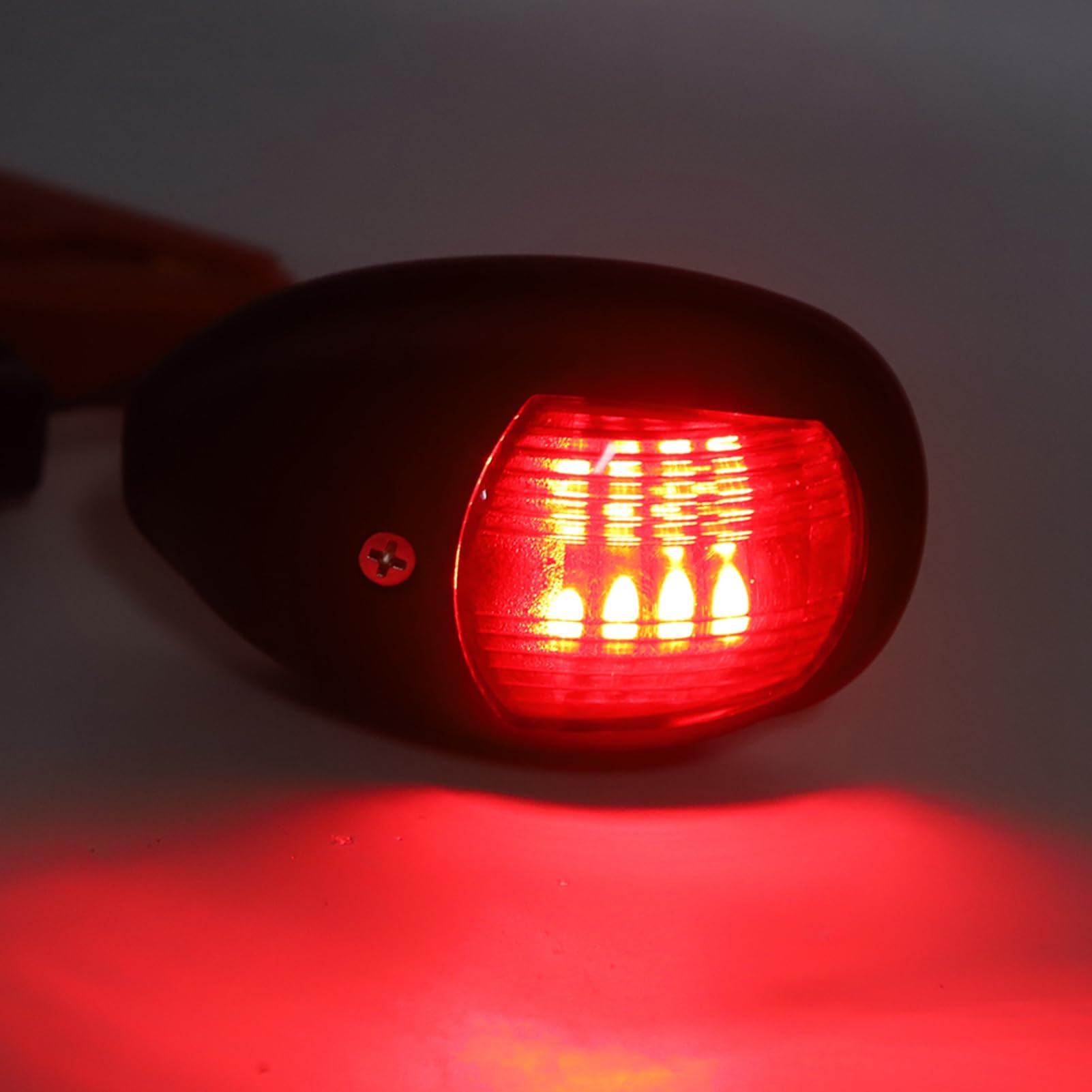 Keenso Luce di Navigazione per Yacht Lampada di Segnalazione per spedizione 10‑30 V LED Lampada di Navigazione Luce di Ancoraggio per Barche Rosso Verde
