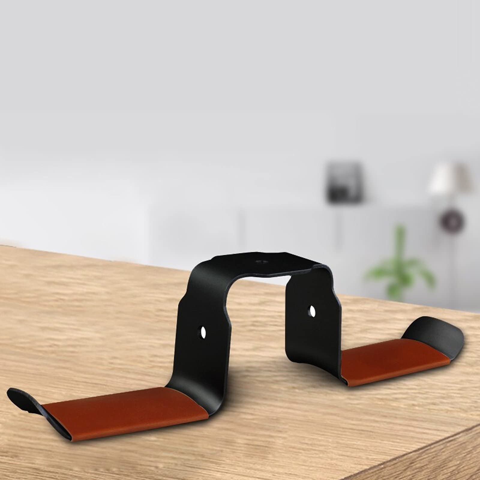 Supporto per cuffie, supporto per auricolari in metallo, gancio da scrivania per giochi su PC, compatibile con la maggior parte delle dimensioni delle cuffie, design a doppio ripiano inferiore