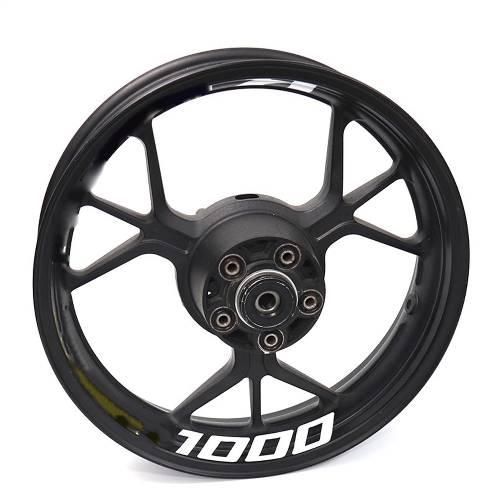 Motorcycle Wheel Stickers Reflective Rim Motorbike Waterproof Decals for Kawasaki for VERSYS 1000 Decorative(Color21)