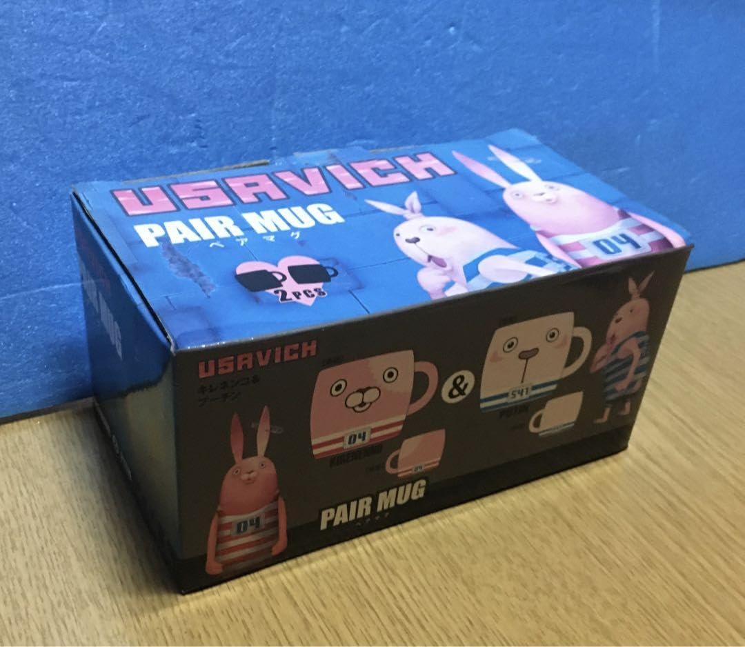 Amazon.co.jp: ウサビッチ ペアマグカップ キャラクターグッズ レトロ