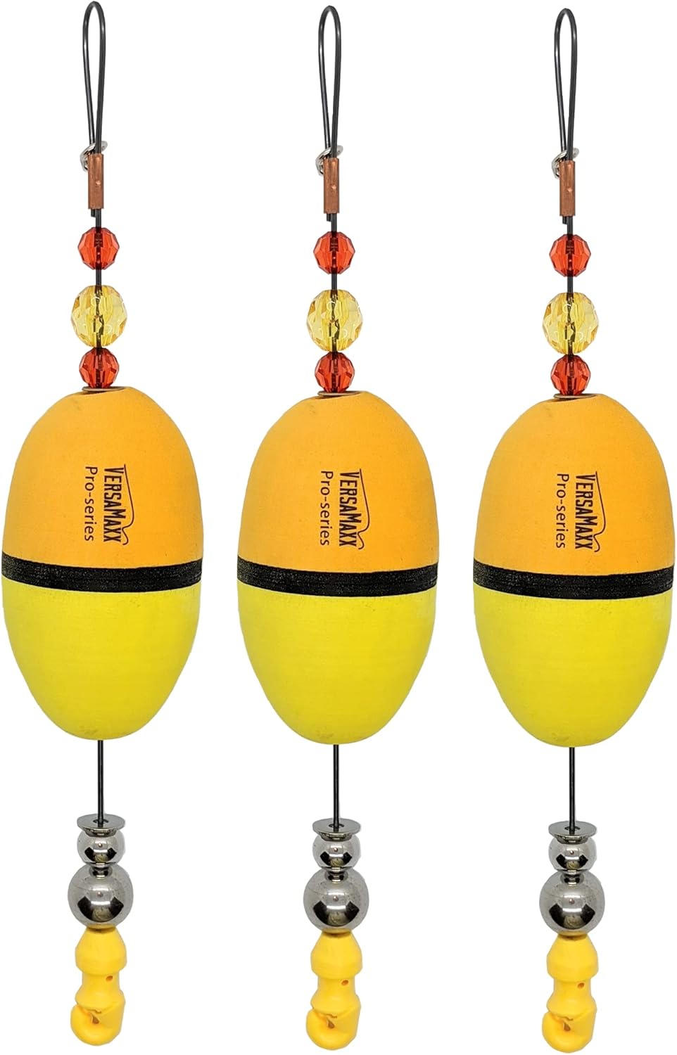 VERSAMAXX Bolt Pro Series 3 Pack (Oval) Popper Cork, Portable Fishing Popping