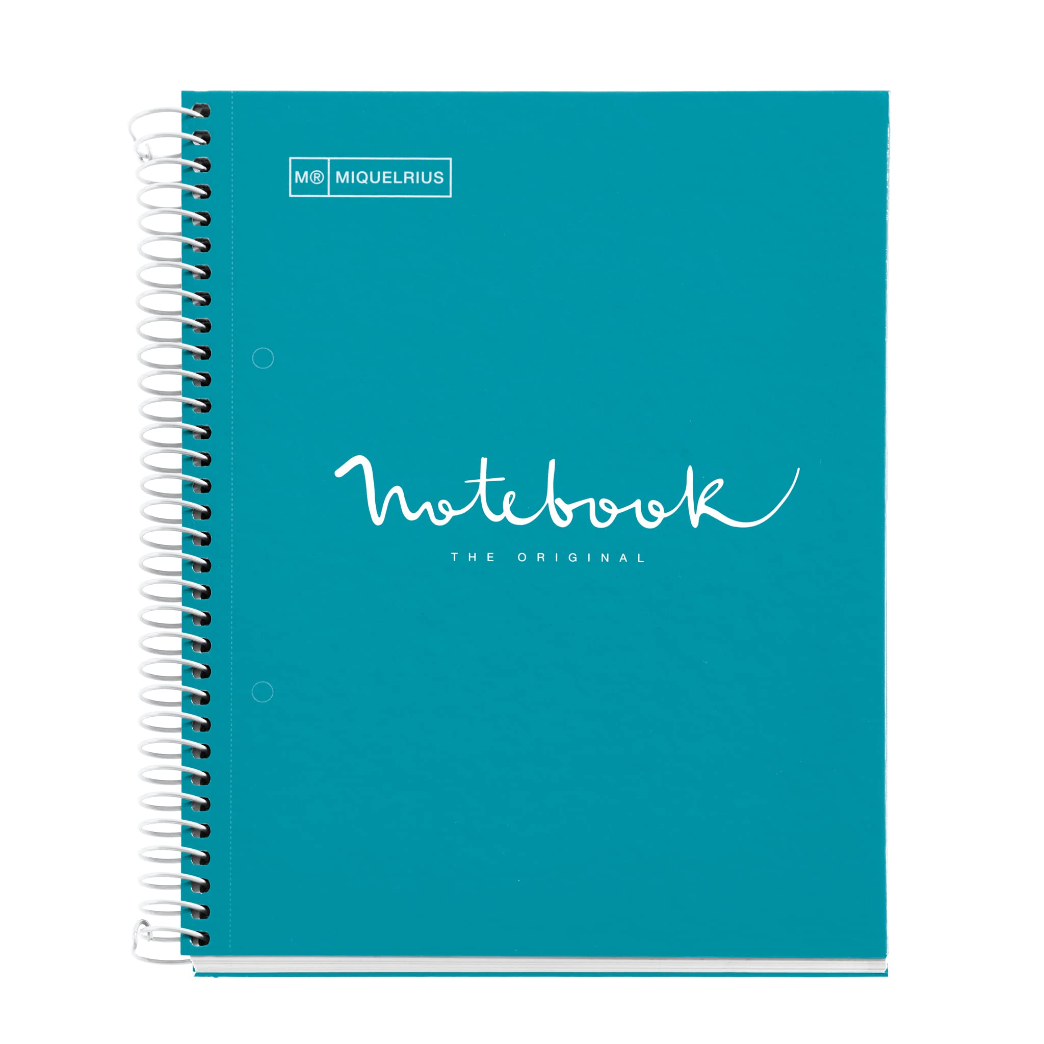 Cuaderno espiral miquelrius notebook 1 emotions tapa forrada din a5 microperforado 80 hojas 90g/m2 cuadro 5 mm