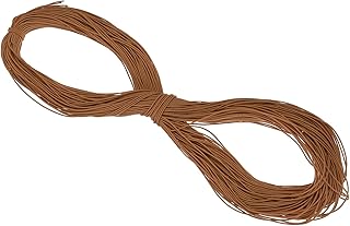 PATIKIL Cuerda Elástica Resistente de 109 Yardas (100M) y 1.5mmde Grosor Color Oliva Amarillo para Manualidades Costura Correas de Gancho Camping y Amarre