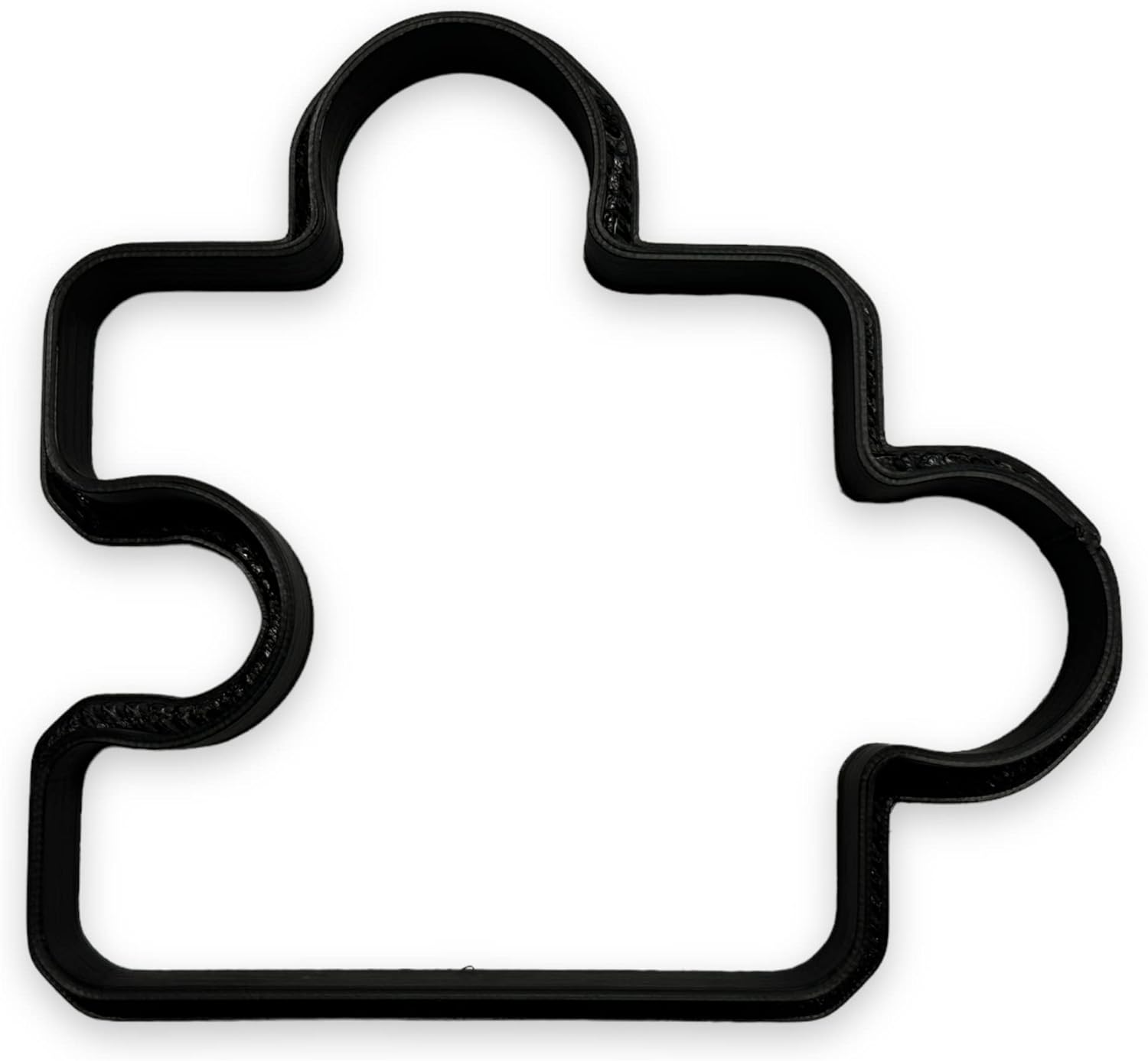 Puzzle Piece Cookie Cutter with Easy to Push Design (3.5
