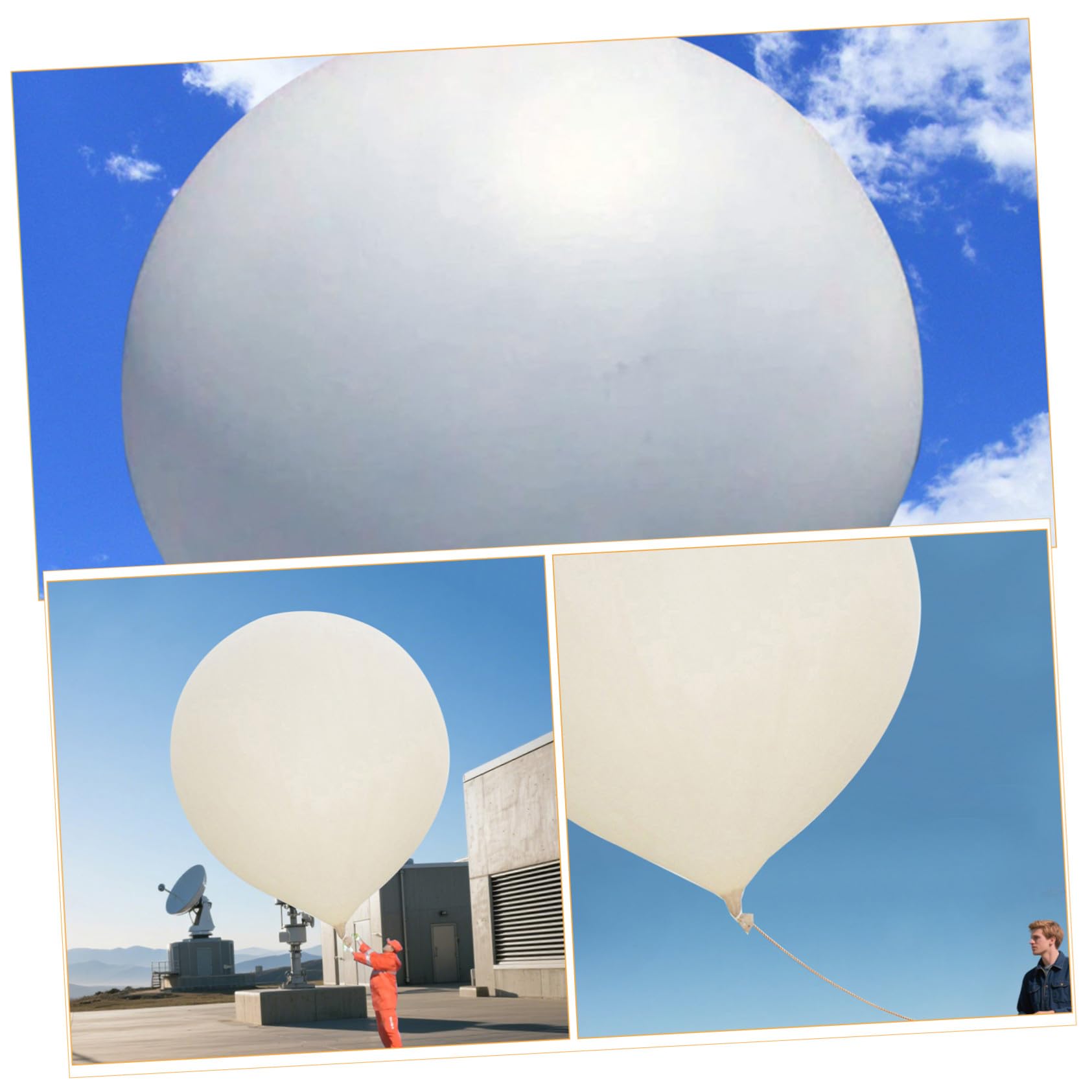 Toddmomy Olbrzymi Lateksowy Balon Meteorologiczny Do Badań Naukowych i Dekoracji Urodziny Idealny Do Fotografii Lotniczej i Monitoringu Atmosfery