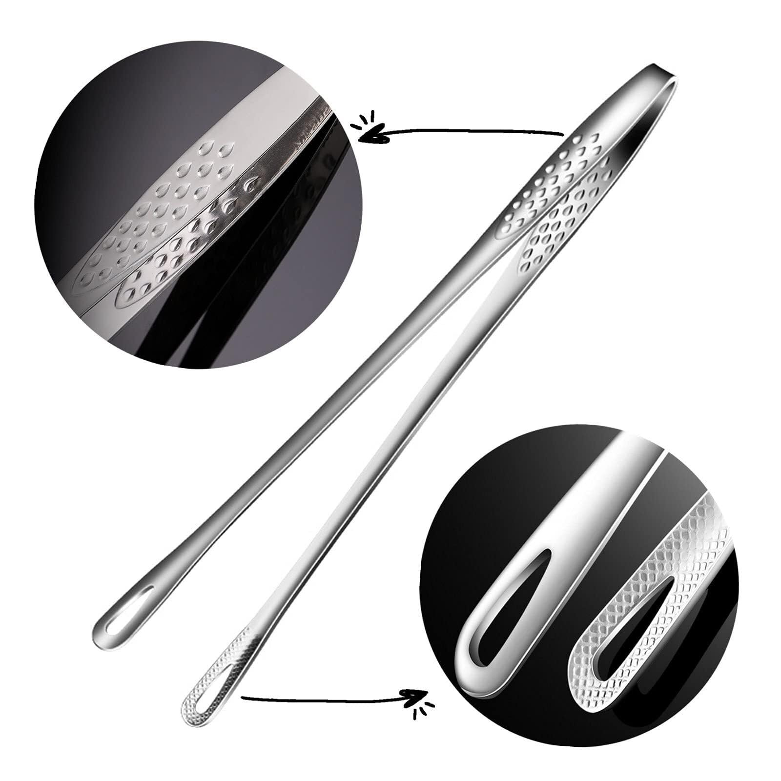 Szczypce do Chleba, Szczypce Do Grillowania Nadają Się Gotowania Jedzenia Pieczenia Mięsa I Chleba Pieczenia, Grillowania(24cm)