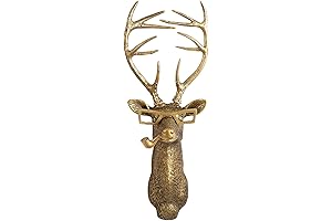 Faux Deer Head Wall Mount: Adorn Your Abode with Majestic Wildlife