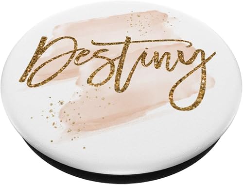 Miniatura 2 de PopSockets - Calcetines personalizados para niñas, diseño con texto en inglés "Destiny Girls Name Trendy"