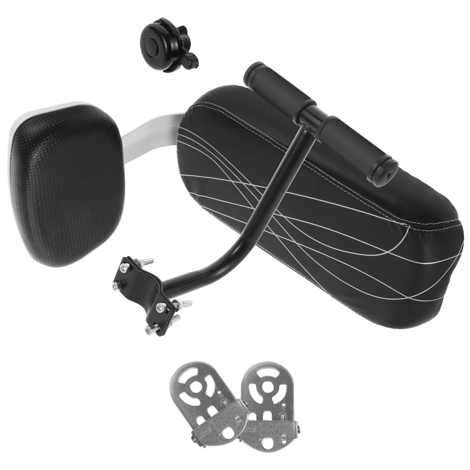 Ciieeo Asiento Infantil Trasero para Bicicleta de Montaña con Respaldo