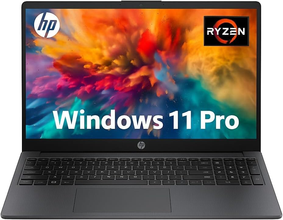 HP Business and Study Laptop 2025 Updated, 15.6" FHD, AMD Ryzen 7...