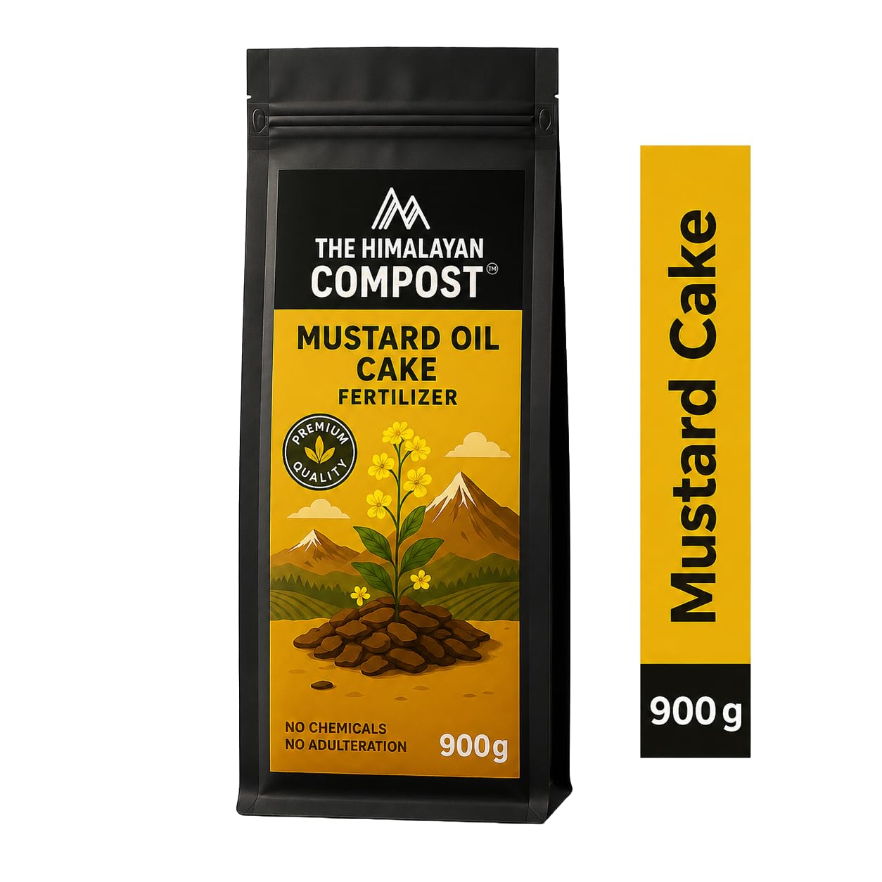 Mustard Cake Fertilizer 900 gm | 100% Pure Organic Sarso Khali Plant Food, Soil Conditioner | Slow-Release Nutrition, Flowering Fruiting Vegetable, Stronger Roots, Indoor Outdoor-image-49