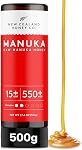 New Zealand Honey Co. Raw Manuka Honey UMF 10+ MGO 263+ - Monofloral, New Zealand Source : Pollens naturels et enzymes - Bouteille Squeeze pour le bien-être quotidien - 500g (17.6oz)