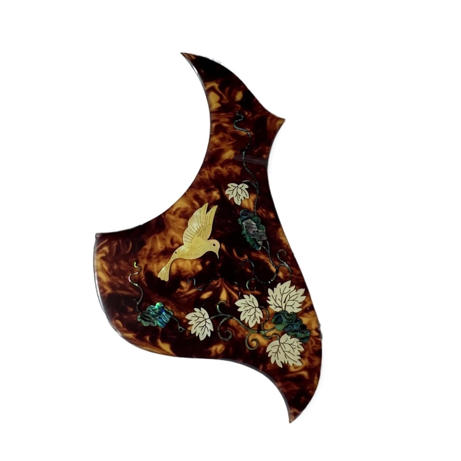 Golpeador De Guitarra Folk Battipenna Originale Fatto A Mano In Abalone Per Chitarra Spessore 2 Mm Battipenna Personalizzato(3)