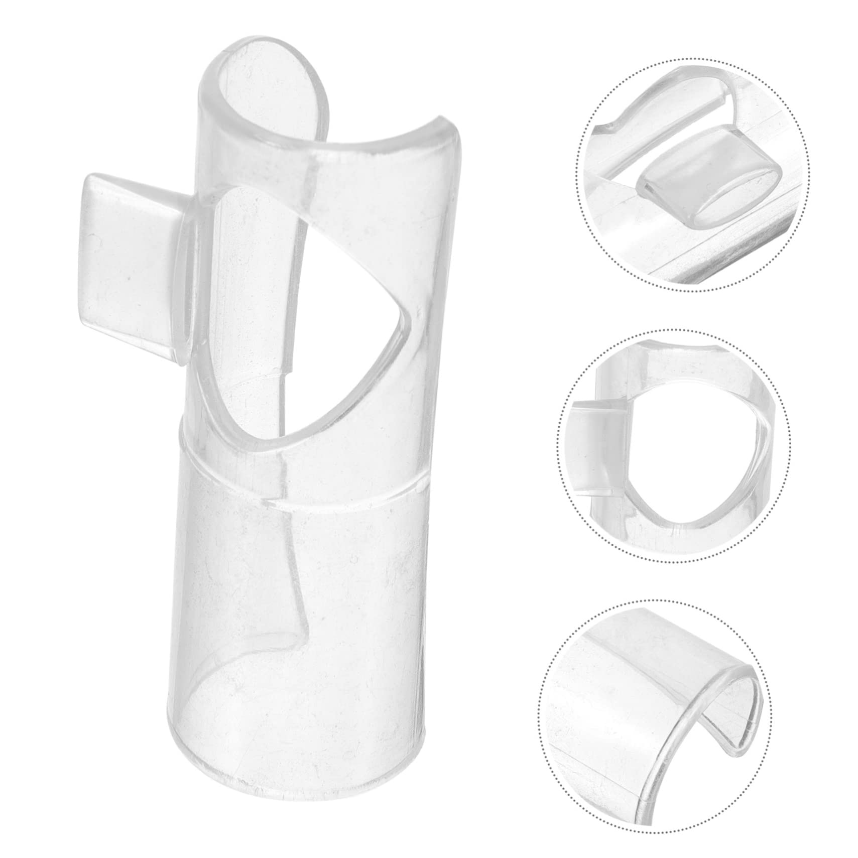 Milisten 2pcs Flute Mouthpiece Instrument Parts Musical Mouthpiece Flute Replace Mouthpiece Flute Aid Mouthpiece Music Accessories Flute Blow Aid Mouthpiece Simple Replacement Head Nylon - Image 3