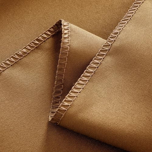 Image of 2-Pack 60x102 inch Coffee Table Cloths, Solid Stain and Wrinkle Resistant Oblong Tablecloth, Premium Plain Weave Polyester Fabric Rectangle Table Linen Covers for Hotel, Wedding