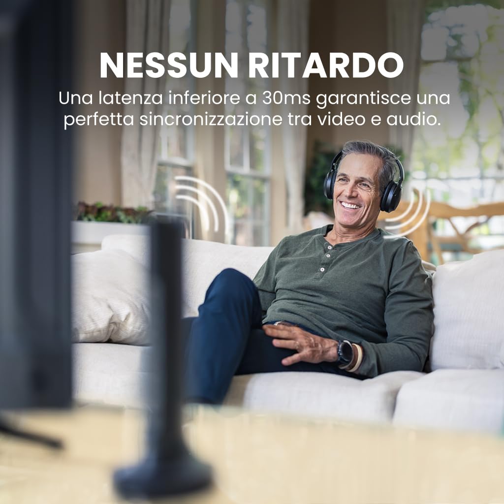 Avantree Opera Plus - cuffie TV senza fili per anziani - Dettaglio