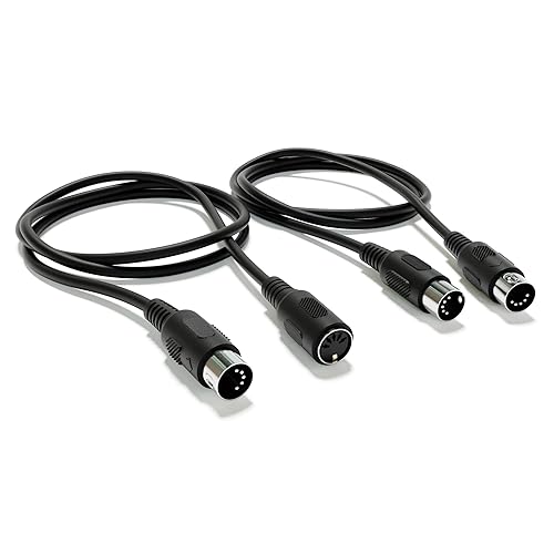 Miniatura 9 de Cable de audio de extensión MIDI - DIN de 5 pines - macho a machohembra macho a hembra  200 cm - 78.74"
