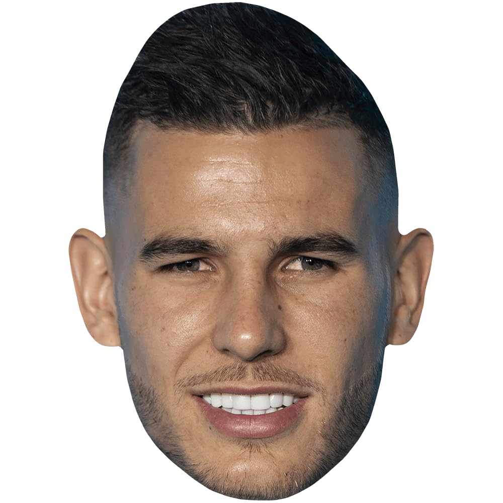 Lucas Hernandez (Stubble) Celebrity Mask, Flat Card Face, Fancy Dress Mask