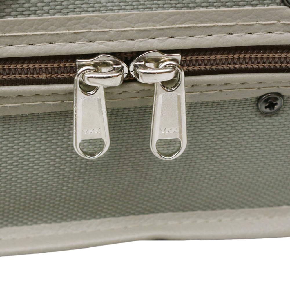 Estuche para violín 4/4 de tamaño Completo de Nailon Oxford Caja Ligera Correas de Hombro Ajustables Bolsa de violín de Viaje (Verde Guisante)