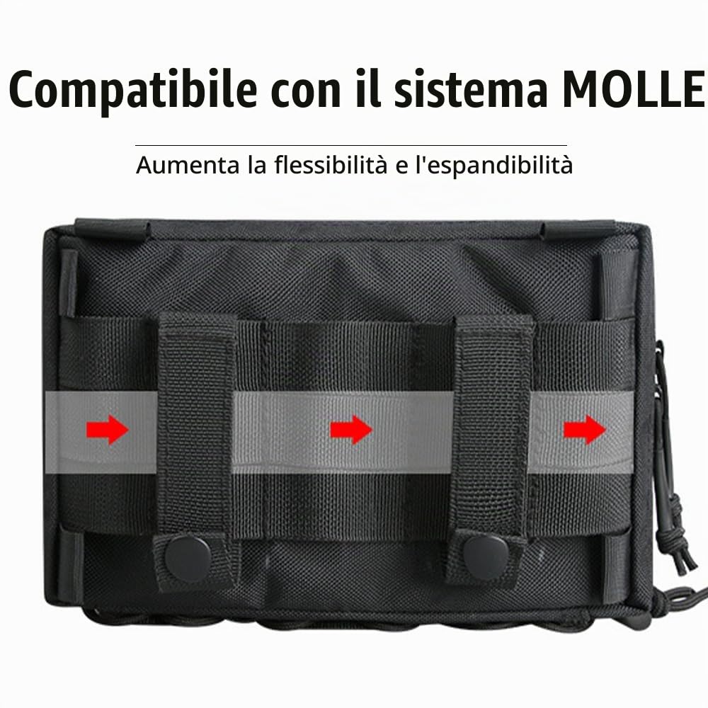 Borsa per Petto, Tasca Pettorale Impermeabile con Tracolla Regolabile, Borse Rig per Corsa, Viaggio, Escursionismo, Camminata, Caccia, Pesca