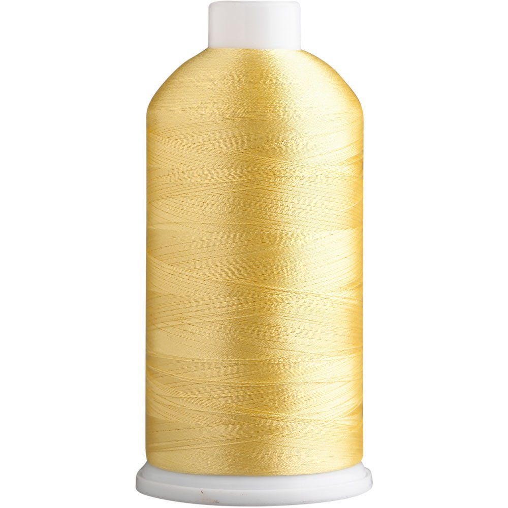 Superpunch SuperB Embroidery Thread 40wt, 5000 m Cone, Light Yellow 602