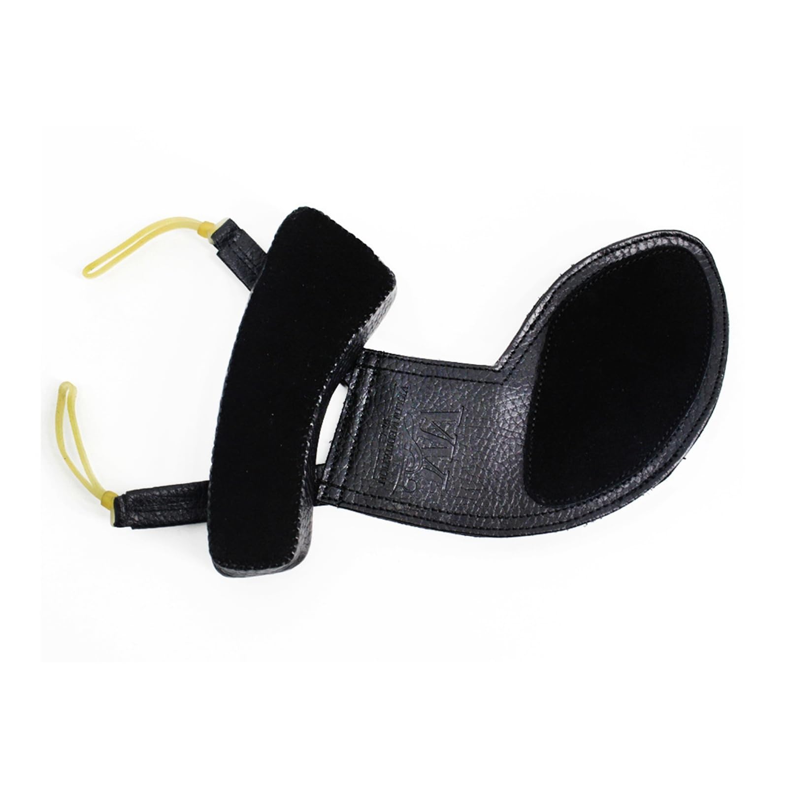 Violín Viola negro hombro resto almohadilla barbilla cuello protector paño(3 4)