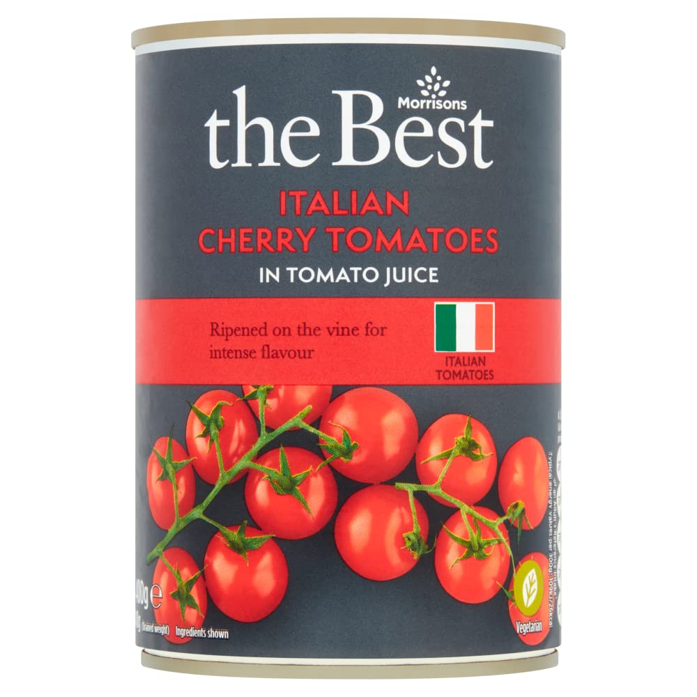 Morrisons The Best Tinned Cherry Tomatoes, 400 g (Pack of 1