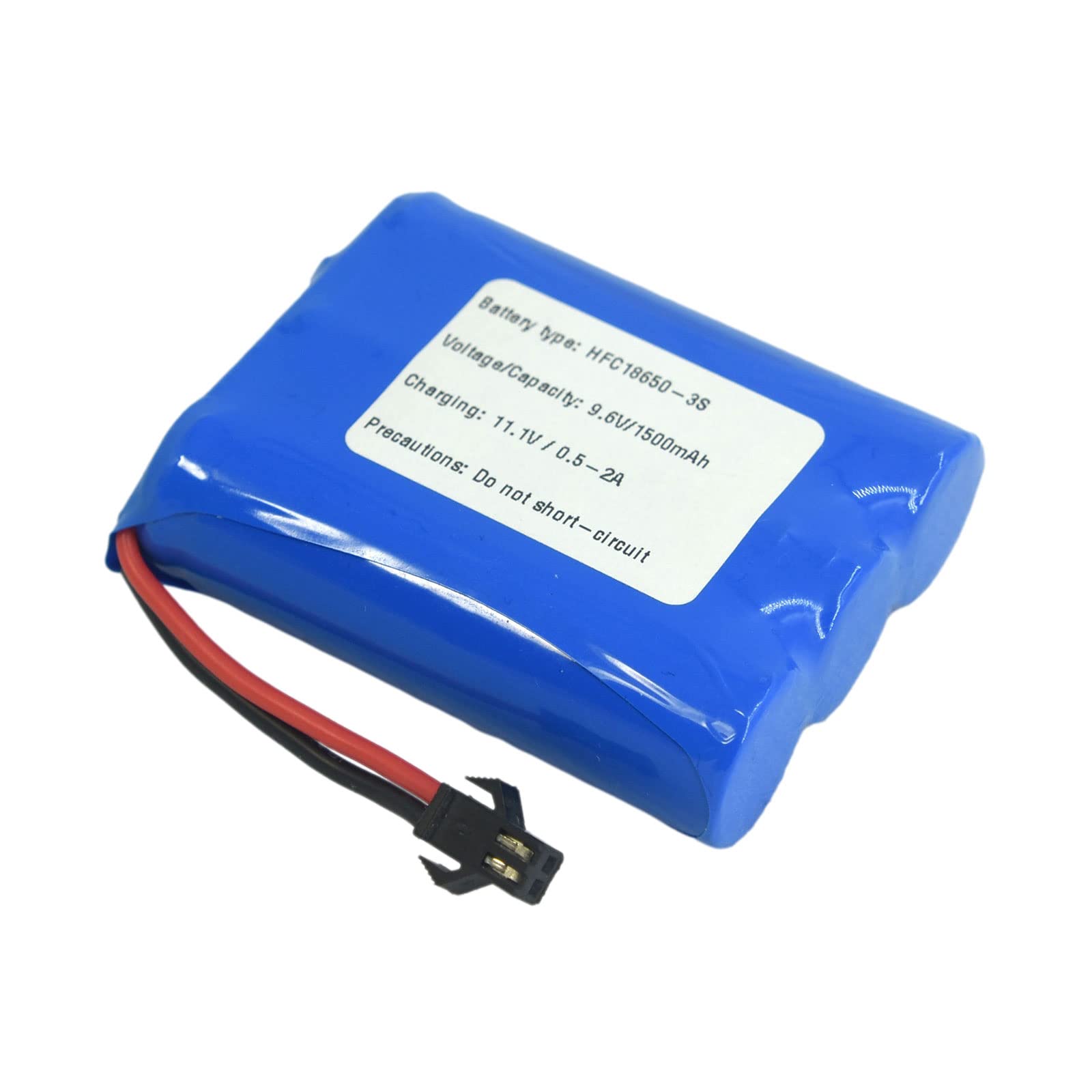 Batería de 9,6 V 3S 1500 mAh de vida SM2P macho enchufe positivo para coche RC camión carreras lancha de velocidad