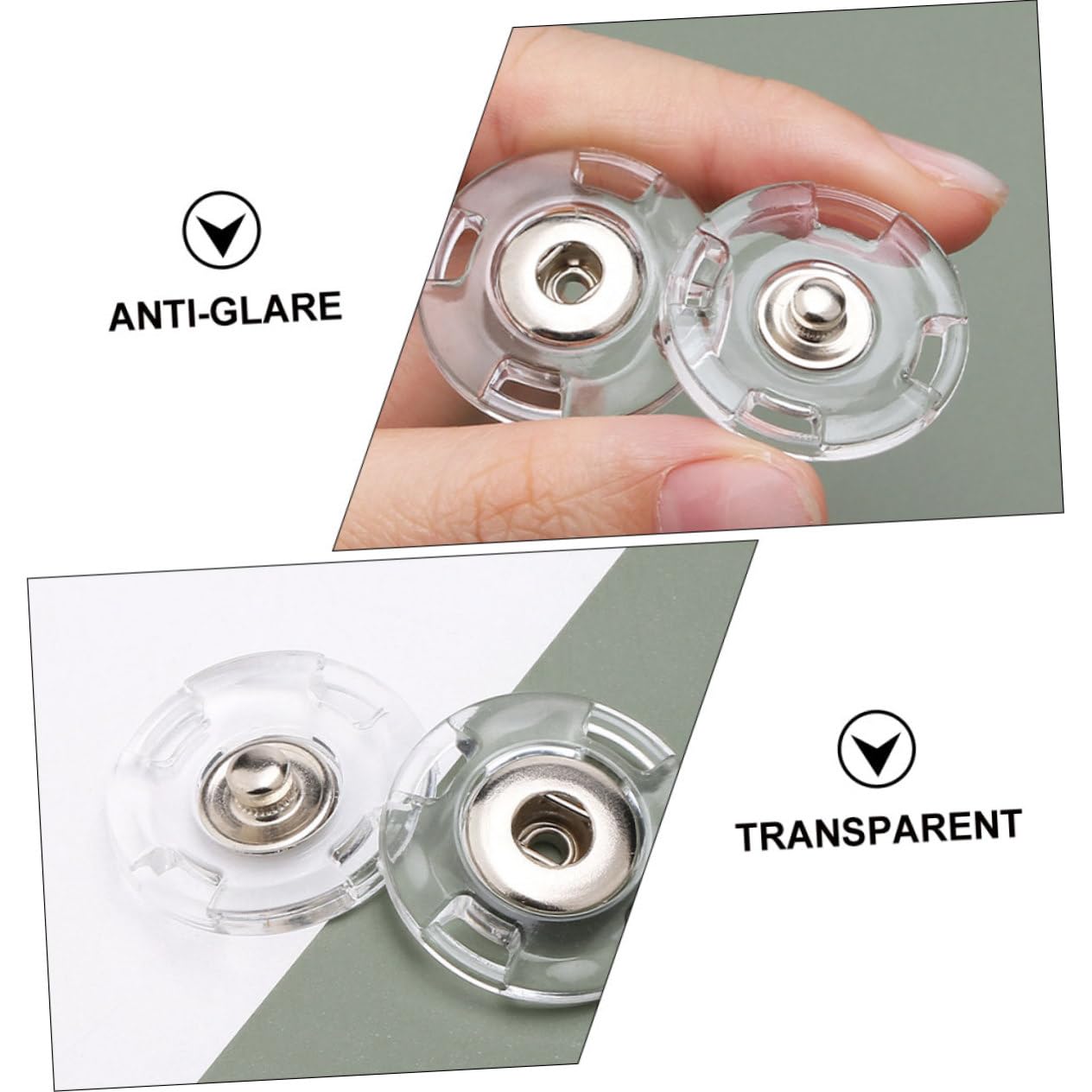 DOITOOL 5 Series Botones De Presión De Plástico Ropa Y Manualidades Accesorios De Botones Diy Y Proyectos De Moda 50 Piezas X 5