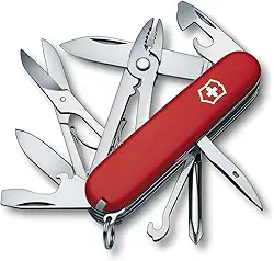 Canivete Victorinox Deluxe Tinker, Vermelho, 17 funções