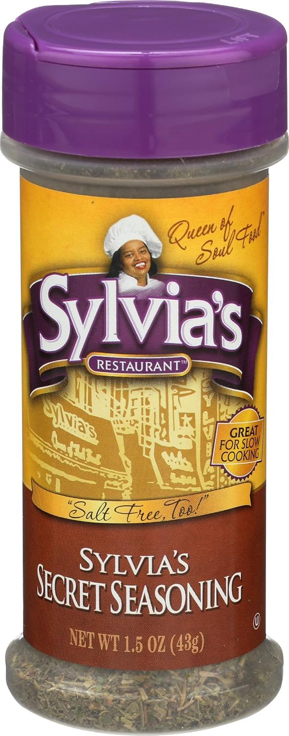 Sylvia’s Secret Seasoning, All-Purpose Seasoning Mix for Soups, Stews, Chicken, Meat, Vegetables and More, 1.5oz