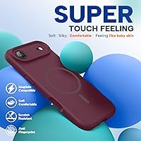 Vista 430 de Miracase Funda diseñada para iPhone 13 Pro Max con protector de pantalla, [forro de microfibra suave antiarañazos], funda protectora de silicona