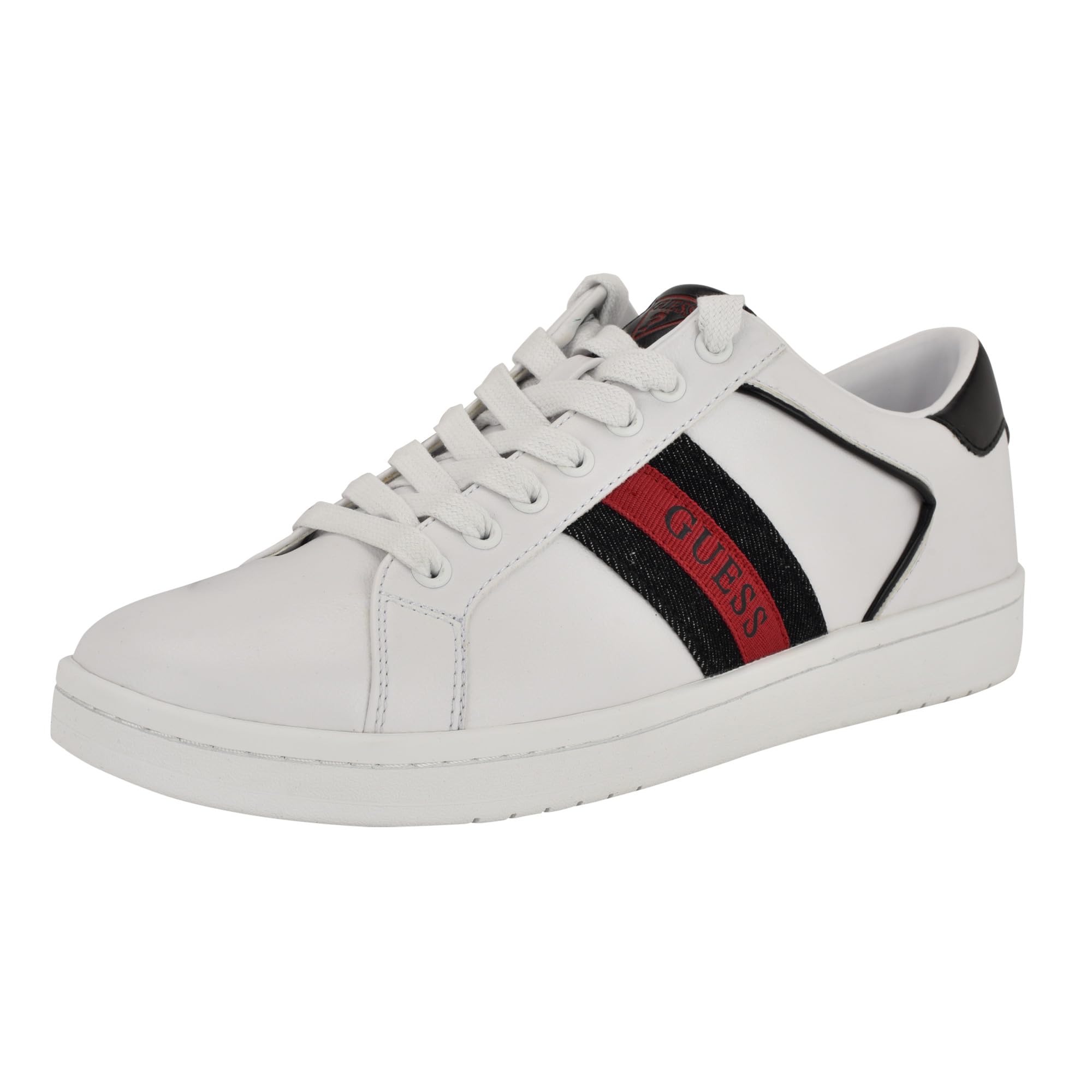 Zapatillas GUESS Locey Para Hombre - Color Blanco, Negro Y Denim, Plantilla De Espuma Viscoelástica, Talla 39 EU