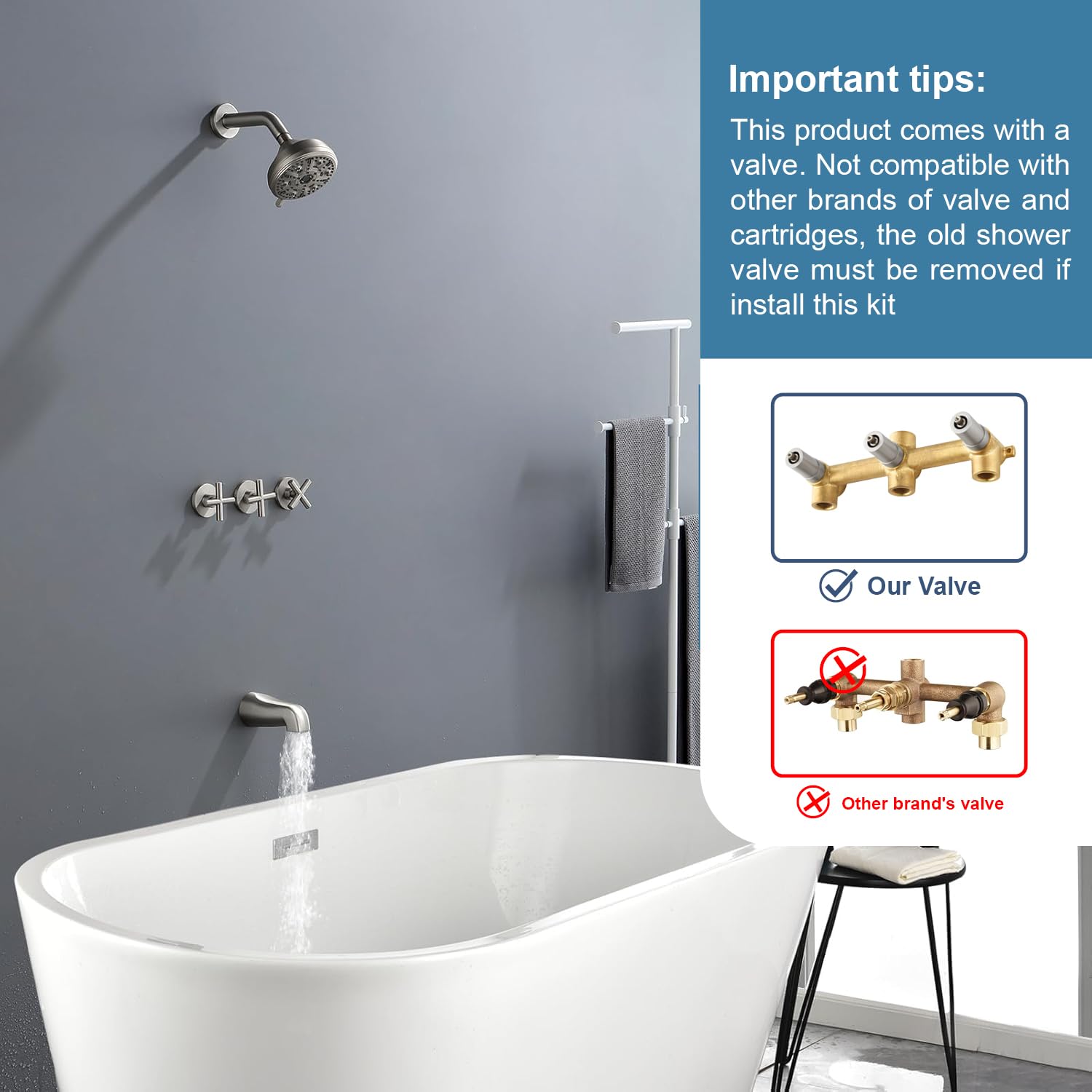 Bathtub Shower Combo Faucet 