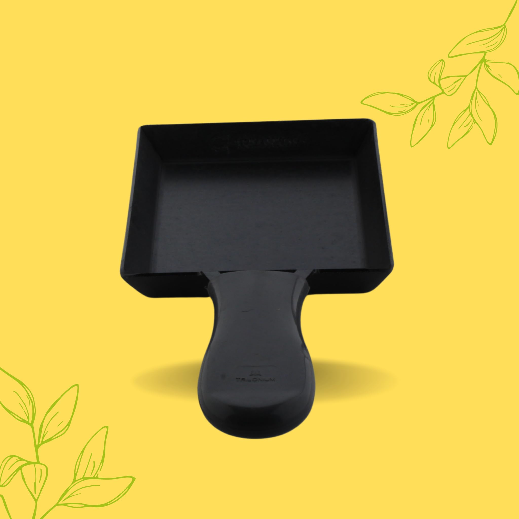 TRILONIUM Triple Seasoned Iron Square Omelette Pan - Japanese Tamagoyaki Egg Pan, 18x15 Cm,Black 2