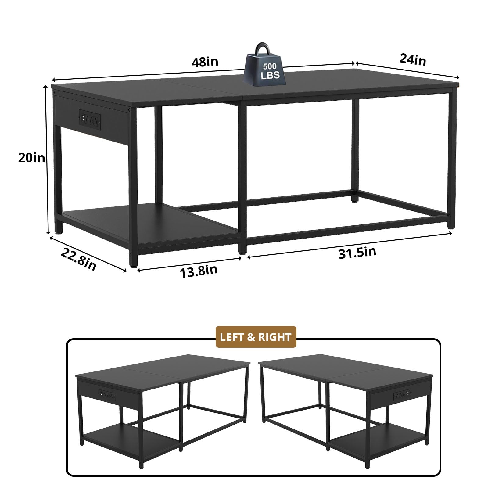 Supporto per serbatoio per rettili da 120 galloni - Supporto per terrario da 121,9 x 61 cm per serbatoi impilati in PVC da 4 x 2 x 2, gabbia camaleonte, serbatoio di pitone a palla, serbatoio