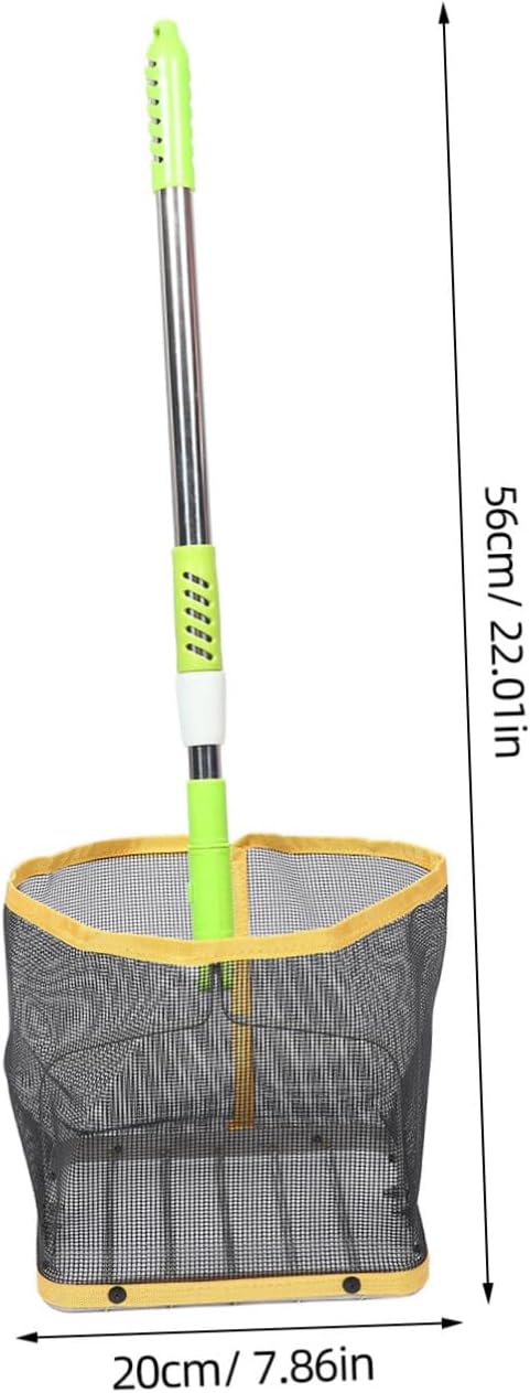UPKOCH Large Capacity Table Tennis Ball Collector with Extendable Handle Portable Ball Picker for Outdoor Use Efficient Retrieval System for Easy Storage and Dispensing