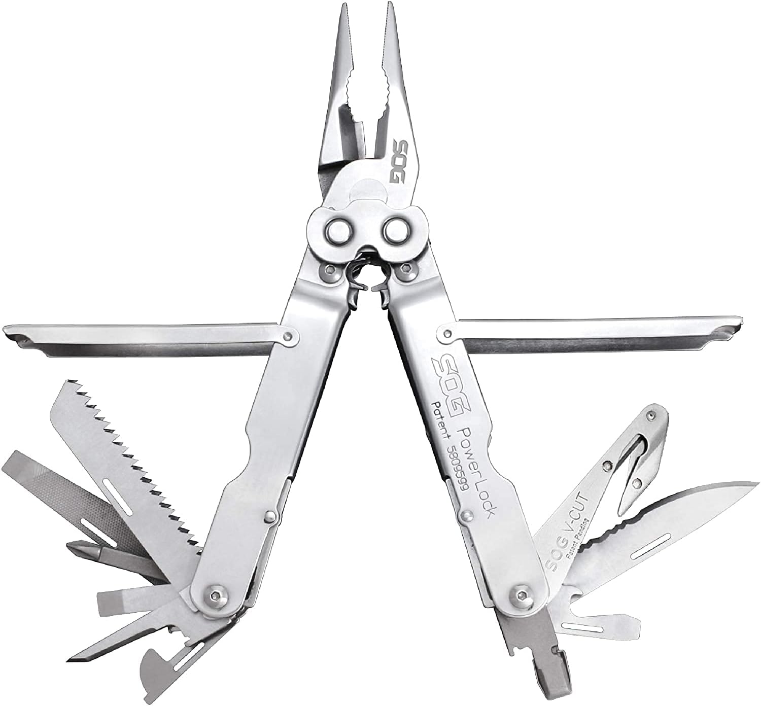 Fеаturеd Prоduсt SOG Multitool - Powerlock Heavy Duty Multitool Pliers, Electrician Wire Cutter Multi Tool w/Ballistic Nylon Multitool Sheath with Clip (S62N-CP) Fеаturеd Prоduсt SOG Multitool - Powerlock Heavy Duty Multitool Pliers, Electrician Wire Cutter Multi Tool w/Ballistic Nylon Multitool Sheath with Clip (S62N-CP)