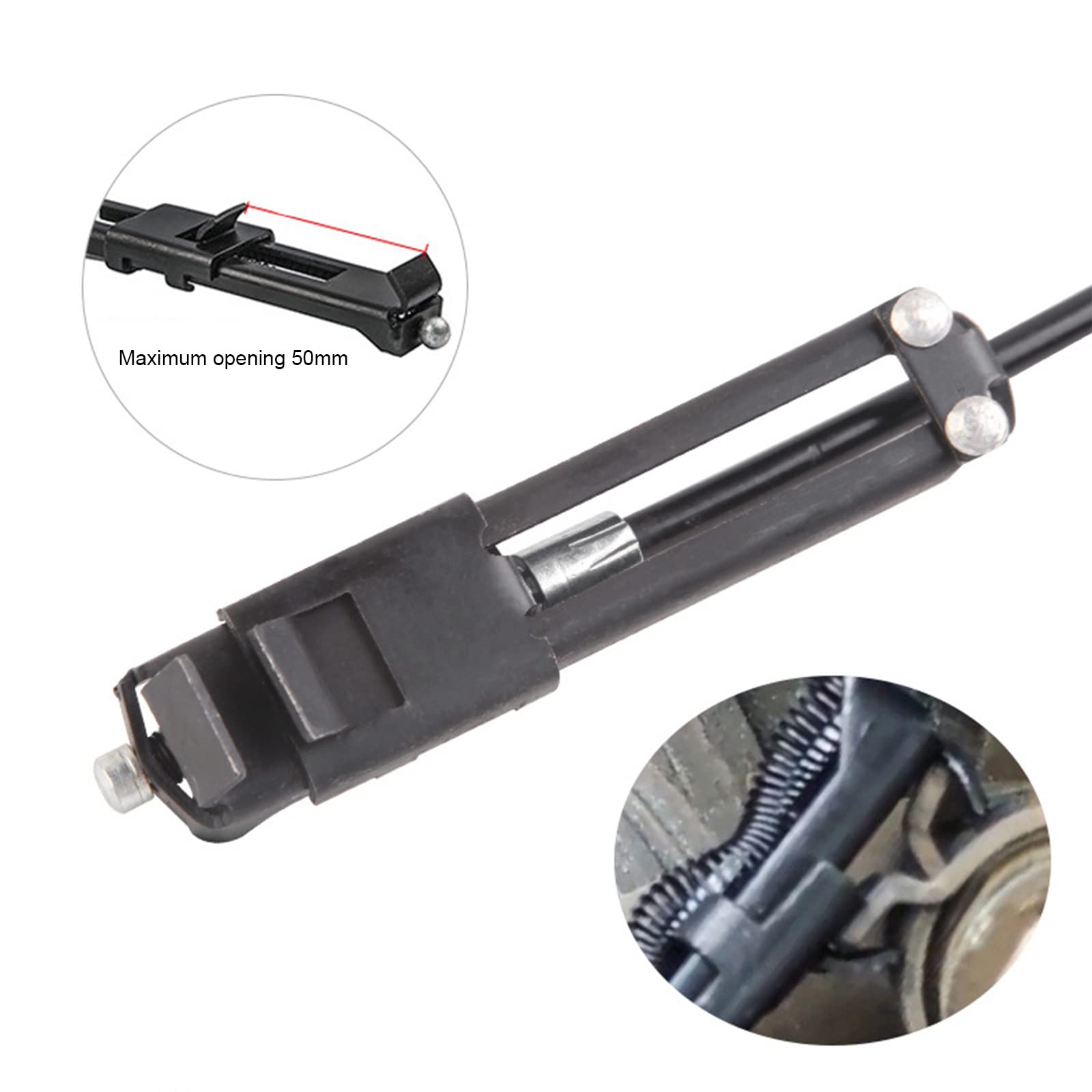 Alicates de Abrazadera de Manguera de Largo Alcance de Alambre Flexible Bootoow Alicate Abrazaderas con Cable de Alambre Abrazaderas para Mangueras Galvanizado