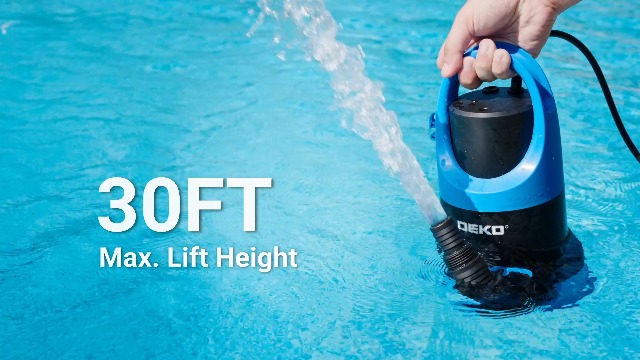 Amazon.co.jp: DEKO 750W 水中ポンプ 底部入水式 汚水ポンプ 最大吐出