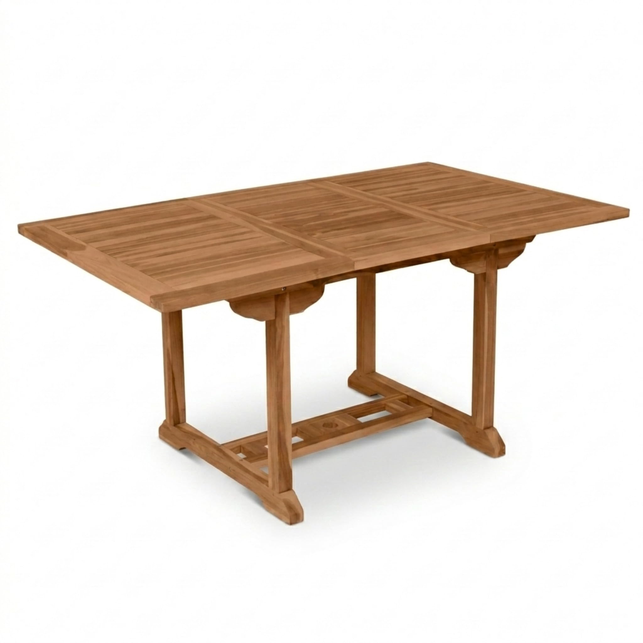 SAM Premium Gartentisch ausziehbar Kuba, Garten Tisch aus Teakholz 180-240 x 100 cm, wetterfester Terrassentisch für bis zu 10 Personen, rechteckiger Holztisch für Garten Terrasse Wintergarten