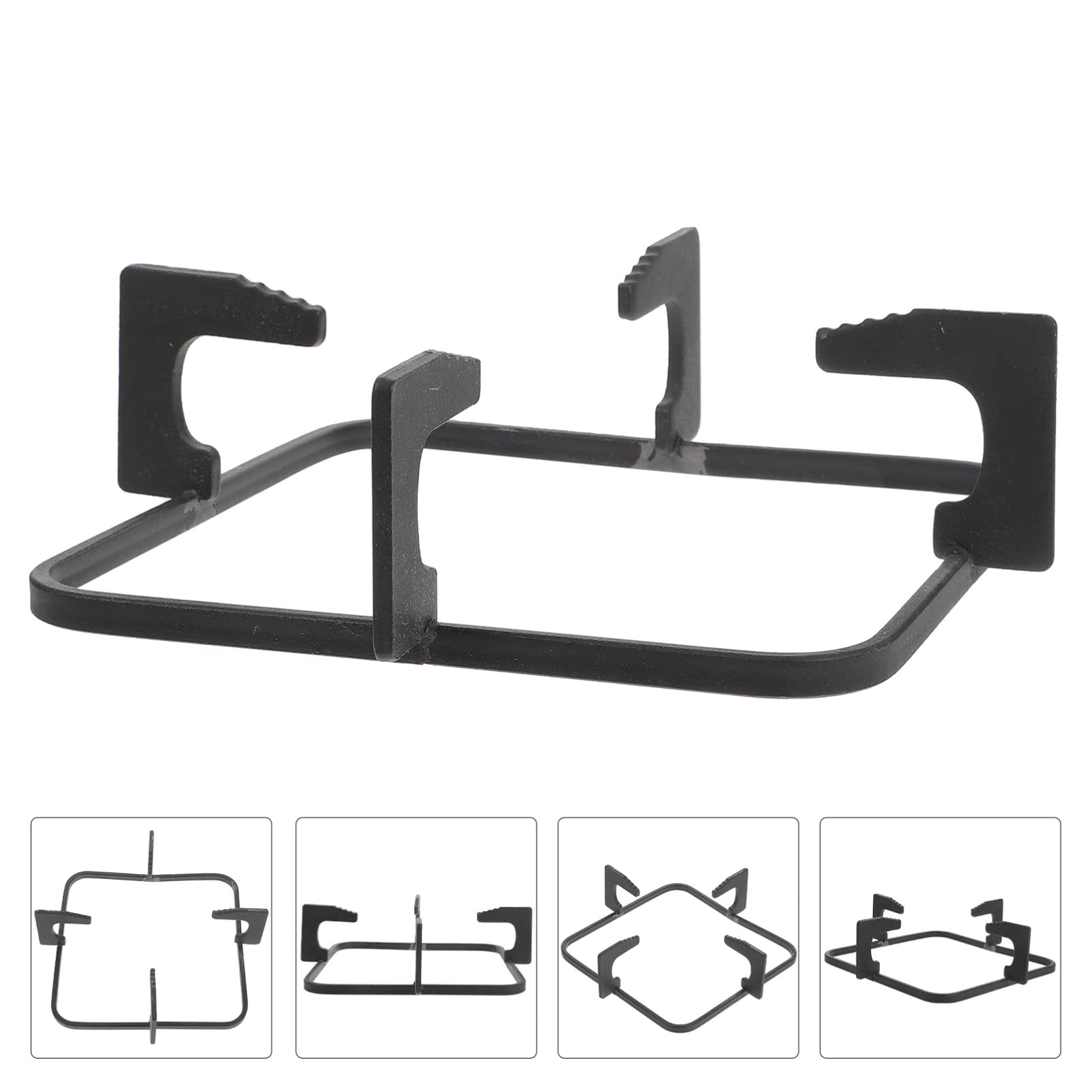 Cabilock Ring de Soporte de Wok de Hierro Fundido Universal Antideslizante de Gas Anillo Reductor Fundición de Hierro Fundido Estufa de Estufa de Gas Accesorios para Cocina Wok