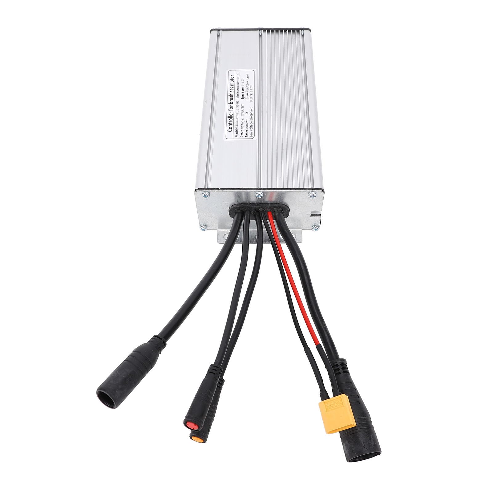 Kontroler Sinusoidalny 30A Wodoodporny Regulator Prędkości Silnika Elektrycznego Roweru ze Stopu Aluminium z Kablem 5 w 1 do Silnika 36V 48V 1000W