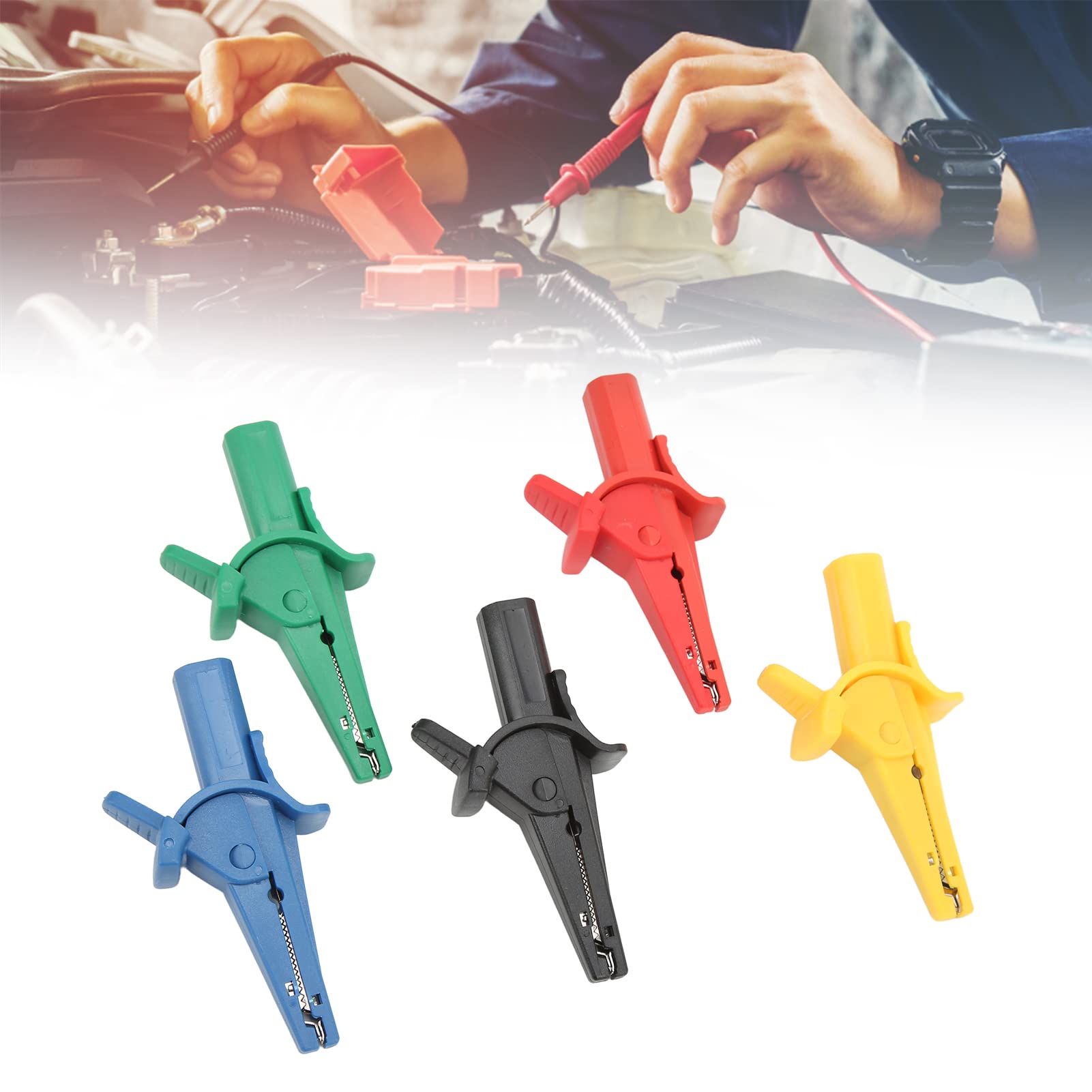 Clip A Coccodrillo Isolate - Set Da 16 Pezzi Per Circuiti Elettrici E Test - Foto 9