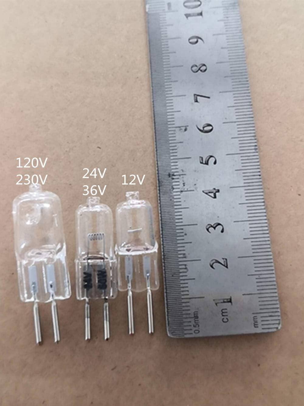 Promo 40% OFF G5.3 Halogen Bulbs 20 Watt G5.3 12V 20W Halogen Bulbs JC Bi-Pin Base Light 20 Watt 12 Volt Halogen Light Lamps,Low Voltage 12V,Clear Glass Lens,Warm White 2700K,10 Pack